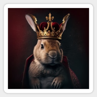 The Rabbit King Sticker